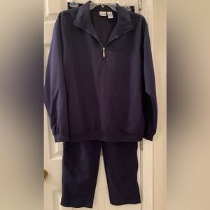 IZOD Navy Wind Suit